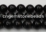 CTE1601 15.5 inches 6mm round AB grade black tiger eye beads