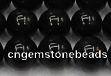 CTE1607 15.5 inches 18mm round AB grade black tiger eye beads