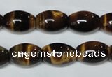 CTE161 15.5 inches 12*20mm rice yellow tiger eye gemstone beads