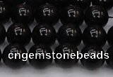 CTE1612 15.5 inches 8mm round A grade black tiger eye beads