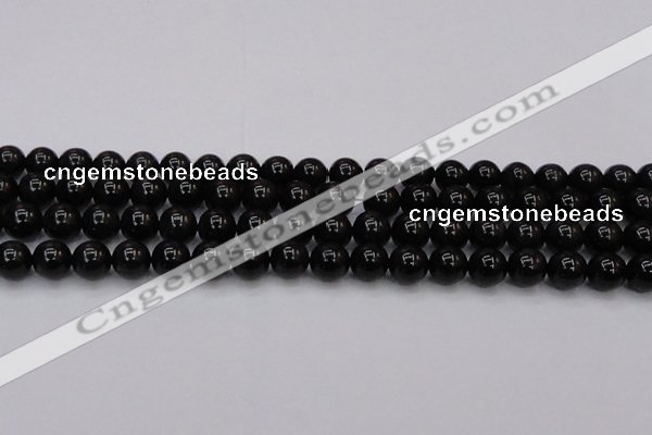 CTE1612 15.5 inches 8mm round A grade black tiger eye beads