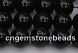 CTE1614 15.5 inches 12mm round A grade black tiger eye beads