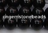 CTE1615 15.5 inches 14mm round A grade black tiger eye beads