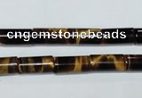 CTE163 15.5 inches 4*8mm column yellow tiger eye gemstone beads