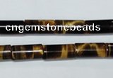 CTE164 15.5 inches 5*10mm column yellow tiger eye gemstone beads