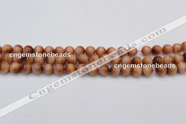 CTE1650 15.5 inches 4mm round sun orange tiger eye beads