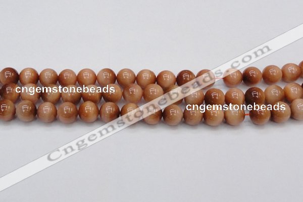 CTE1652 15.5 inches 8mm round sun orange tiger eye beads