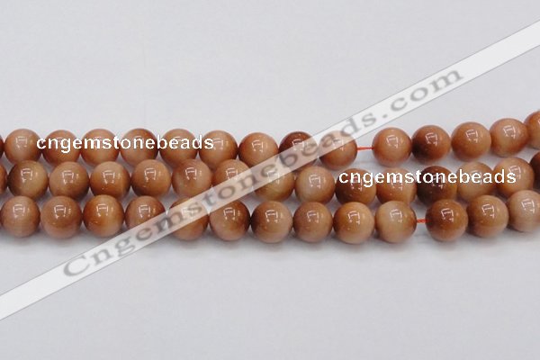 CTE1654 15.5 inches 12mm round sun orange tiger eye beads