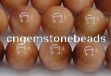 CTE1655 15.5 inches 14mm round sun orange tiger eye beads