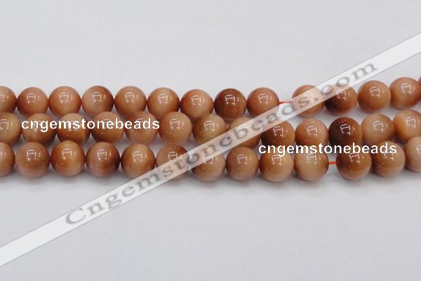 CTE1655 15.5 inches 14mm round sun orange tiger eye beads
