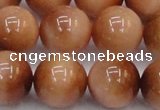 CTE1657 15.5 inches 18mm round sun orange tiger eye beads