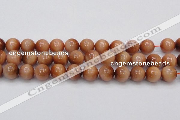 CTE1657 15.5 inches 18mm round sun orange tiger eye beads