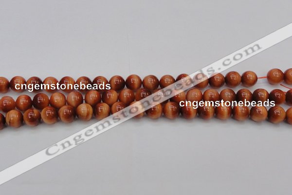 CTE1662 15.5 inches 8mm round sun orange tiger eye beads