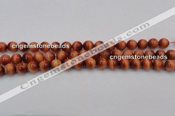 CTE1663 15.5 inches 10mm round sun orange tiger eye beads