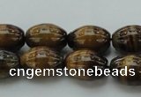 CTE1700 15.5 inches 10*14mm rice yellow tiger eye beads