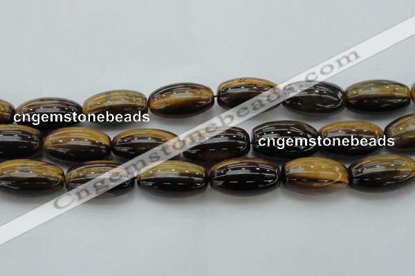 CTE1705 15.5 inches 16*30mm rice yellow tiger eye beads