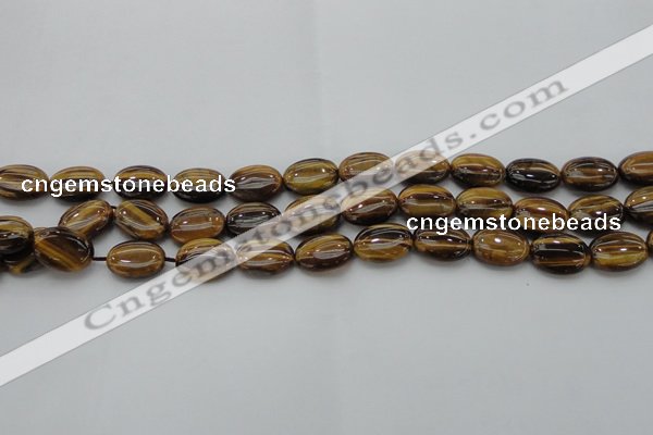 CTE1714 15.5 inches 10*14mm oval yellow tiger eye beads wholesale