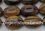 CTE1716 15.5 inches 13*18mm oval yellow tiger eye beads wholesale