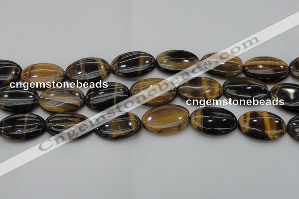 CTE1719 15.5 inches 20*30mm oval yellow tiger eye beads wholesale