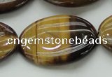 CTE1720 15.5 inches 25*35mm oval yellow tiger eye beads wholesale