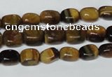 CTE173 15.5 inches 6*9mm nuggets yellow tiger eye gemstone beads