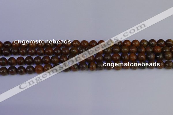 CTE1781 15.5 inches 6mm round yellow iron tiger beads wholesale