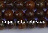 CTE1782 15.5 inches 8mm round yellow iron tiger beads wholesale