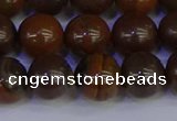 CTE1784 15.5 inches 12mm round yellow iron tiger beads wholesale