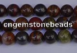 CTE1790 15.5 inches 4mm round red iron tiger beads wholesale