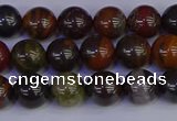 CTE1791 15.5 inches 6mm round red iron tiger beads wholesale