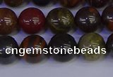 CTE1793 15.5 inches 10mm round red iron tiger beads wholesale