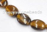 CTE18 15.5 inches 8*10mm oval yellow tiger eye beads Wholesale