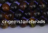 CTE1802 15.5 inches 8mm round blue iron tiger beads wholesale