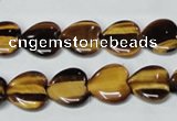 CTE182 15.5 inches 16*16mm heart yellow tiger eye gemstone beads