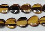 CTE183 15.5 inches 18*18mm heart yellow tiger eye gemstone beads