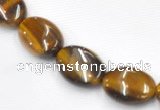 CTE19 15.5 inches 10*14mm oval yellow tiger eye beads Wholesale