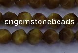 CTE1901 15.5 inches 6mm faceted nuggets golden tiger eye beads