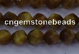 CTE1901 15.5 inches 6mm faceted nuggets golden tiger eye beads