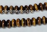 CTE195 15.5 inches 6*10mm rondelle yellow tiger eye gemstone beads