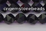 CTE1982 15.5 inches 8mm faceted nuggets blue tiger eye beads