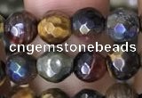 CTE2001 15.5 inches 6mm faceted round AB-color mixed tiger eye beads