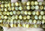 CTE2009 15.5 inches 8mm round golden tiger eye beads wholesale