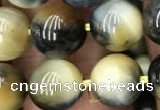 CTE2018 15.5 inches 12mm round golden & blue tiger eye beads wholesale