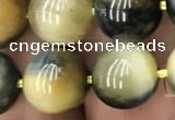 CTE2019 15.5 inches 14mm round golden & blue tiger eye beads wholesale