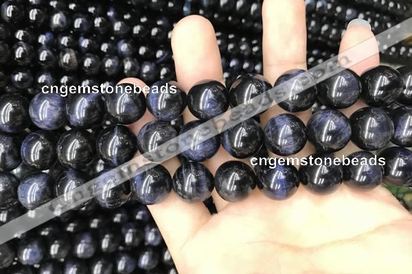 CTE2033 15.5 inches 14mm round blue tiger eye gemstone beads