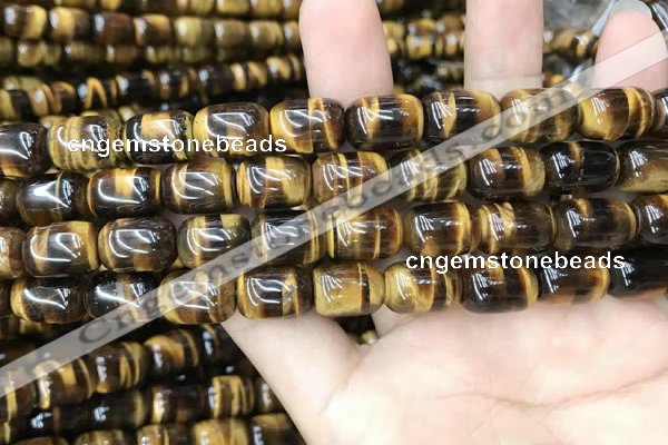 CTE2059 15.5 inches 10*14mm drum yellow tiger eye gemstone beads