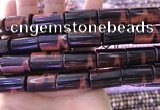 CTE2081 15.5 inches 12*21mm tube red tiger eye beads wholesale