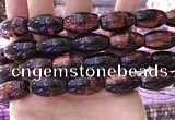 CTE2082 15.5 inches 12*21mm rice red tiger eye beads wholesale