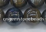 CTE2090 15.5 inches 16mm round AB-color blue & yellow tiger eye beads