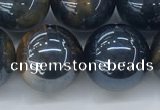 CTE2091 15.5 inches 18mm round AB-color blue & yellow tiger eye beads